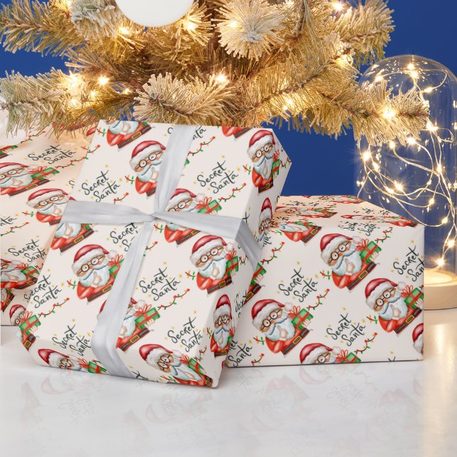Secret Santa Wrapping Paper (Holidays)