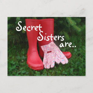 Secret Secret Boots Postcard2- customise Postcard