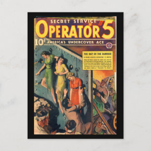 Secret Service Operator 5 - Sep-Oct 1938a_Pulp Art Postcard
