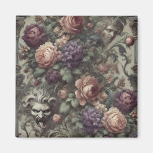 Secret Societies Bloom in Spirals – Gothic  Magnet