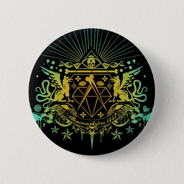 Secret Society 6 Cm Round Badge (Front)