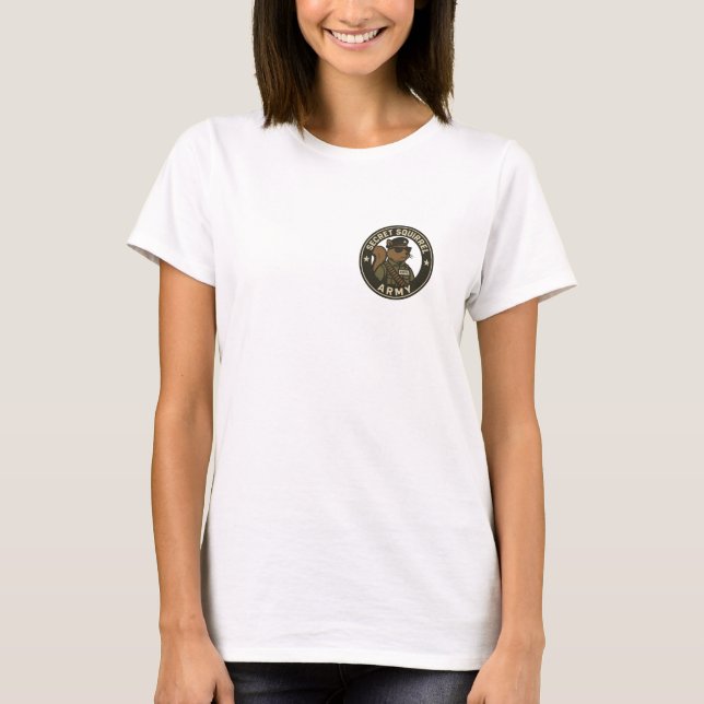 SECRET SQUIRREL ARMY (SECURITY) T-Shirt (Front)