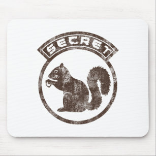 Secret Squirrel - Distressed - Type 2 Mouse Mat