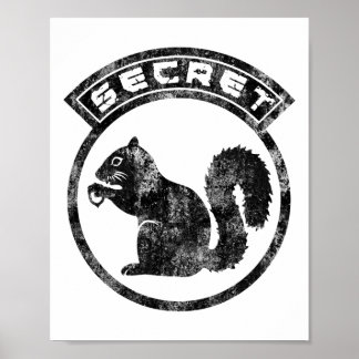 Secret Squirrel - Distressed - Type 2 Poster