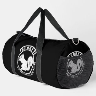 Secret Squirrel Patch "Protecting Your Nuts" Duffle Bag