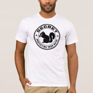 Secret Squirrel Patch "Protecting Your Nuts" T-Shirt
