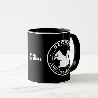 Secret Squirrel Protecting Your Nuts Customisable Mug