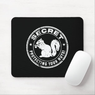 Secret Squirrel "Protecting Your Nuts" Distressed Mouse Mat