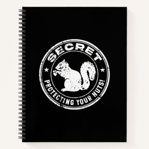 Secret Squirrel "Protecting Your Nuts" Distressed Notebook