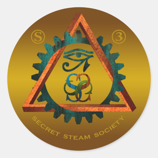 Secret Steam Society Sticker (Front)