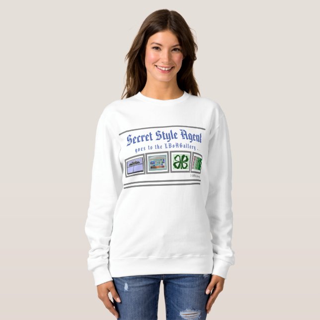  Secret Style Agent by LBDesignsT-Shirt Sweatshirt (Front Full)