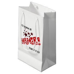 Secret Surprise Yuge HUGE Party Celebration Gift Small Gift Bag