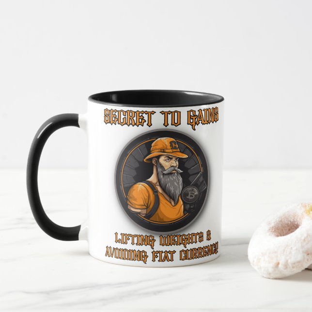 Secret to gains mug (With Donut)