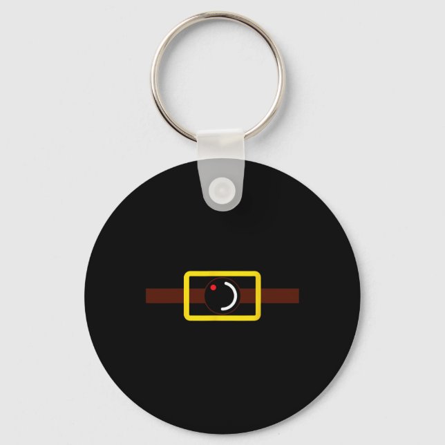 Secret Video Recording Funny Camera Halloween Cost Key Ring (Front)