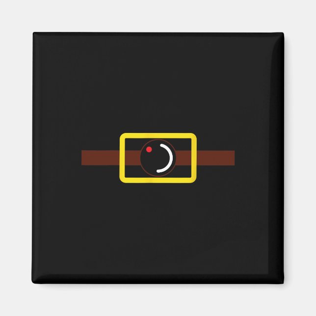 Secret Video Recording Funny Camera Halloween Cost Magnet (Front)