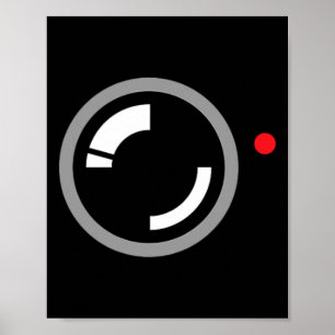 Secret Video Recording Funny Cameraman Halloween C Poster