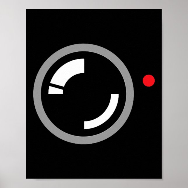 Secret Video Recording Funny Cameraman Halloween C Poster (Front)