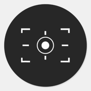 Secret Video Recording Funny Photographer Hallowee Classic Round Sticker