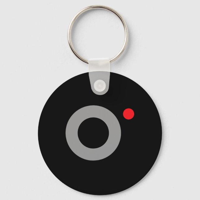 Secret Video Recording Funny Secret Agent Hallowee Key Ring (Front)