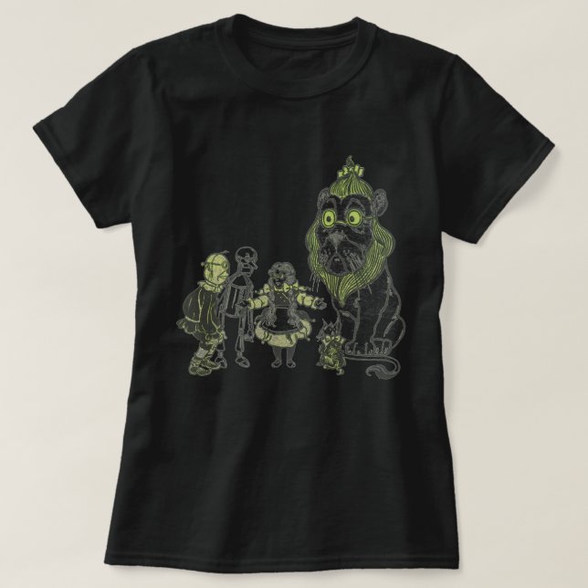 Secret Wizard Of Oz Retro Vintage T-Shirt (Design Front)
