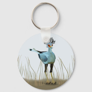 Secretary Bird Key Ring