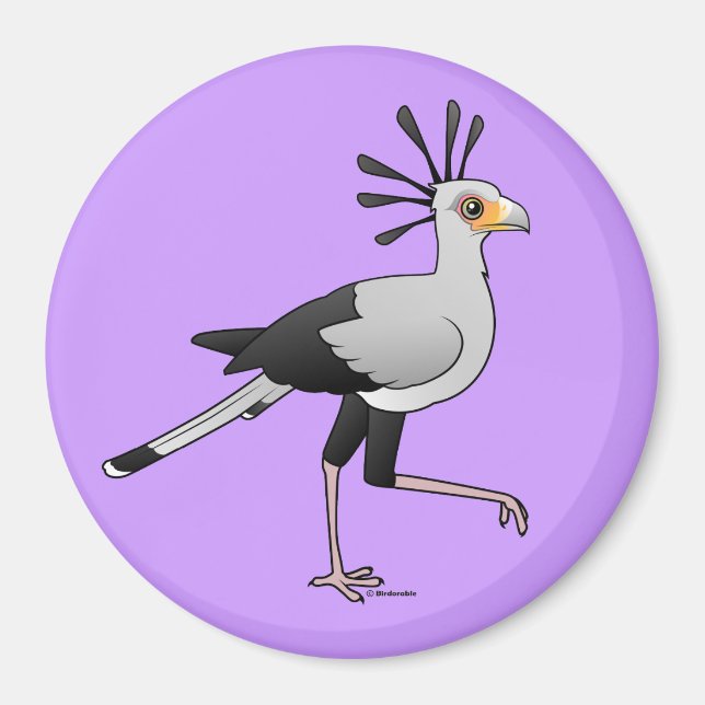Secretary Bird Magnet (Front)