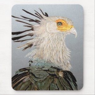 Secretary Bird Mouse Mat
