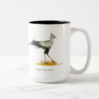 Secretary Bird Two-Tone Coffee Mug