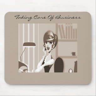 Secretary Girl Alicia Mouse Mat