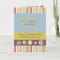 Secretary, Happy Administrative Professionals Day