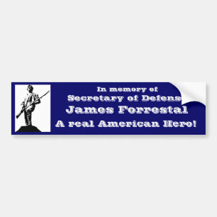 Secretary of Defence James Forrestal Bumper Sticker