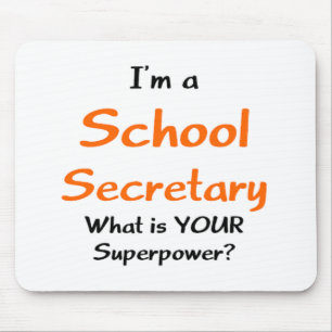 secretary school mouse mat