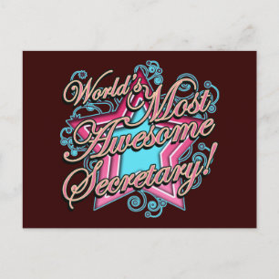 Secretarys Day Postcard