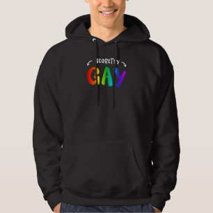 Secretly Gay Lgbt Pride Rainbow Queer 1 Hoodie