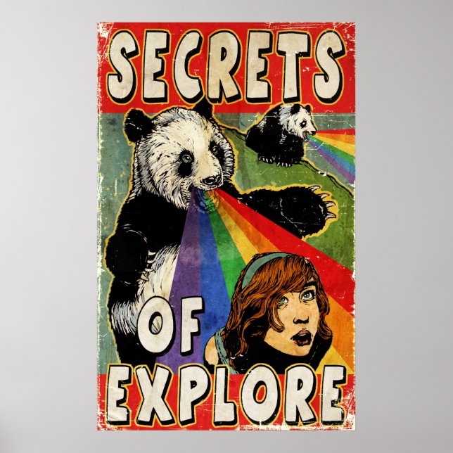 SECRETS OF EXPLORE! POSTER (Front)
