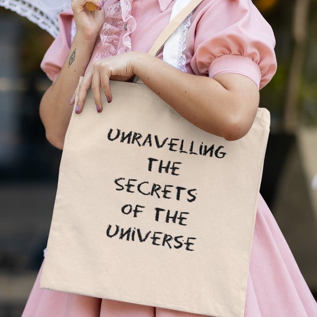 Secrets of the Universe Physics Science Teacher  Tote Bag (Shop now and show your cosmic curiosity everywhere you go!)