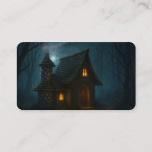 Secrets of the Witch House in the Forest Bookmark  Business Card