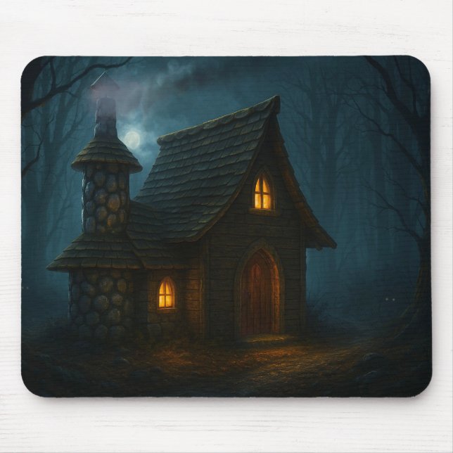 Secrets of the Witch House in the Forest Mouse Mat (Front)