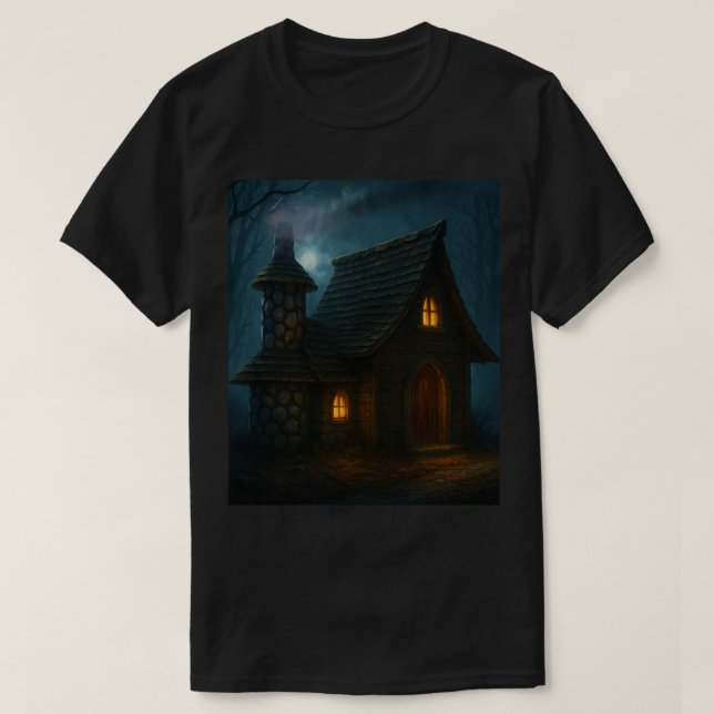 Secrets of the Witch House in the Forest T-Shirt (Design Front)