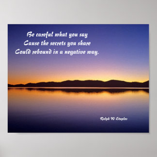 secrets you share poster