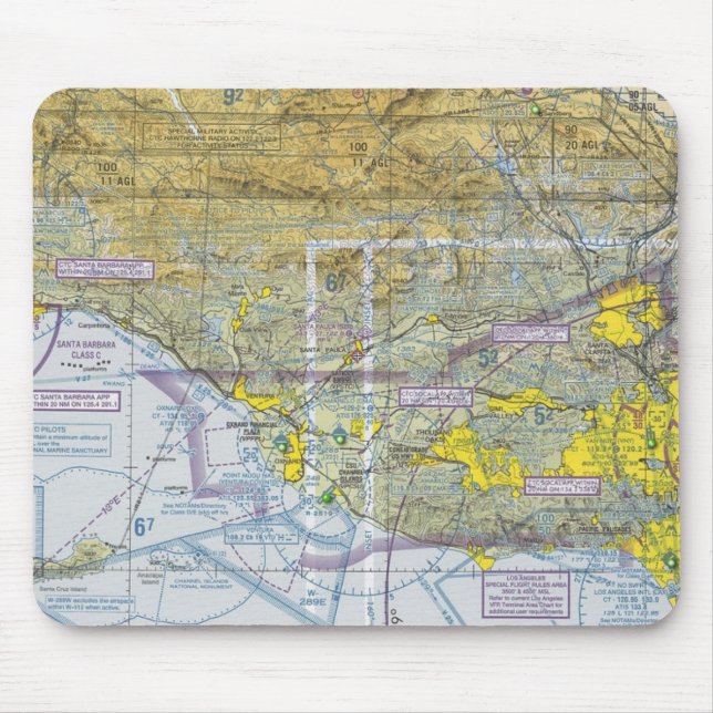Sectional Chart Mousepad (Front)