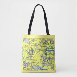 Sectional Chart Tote Bag