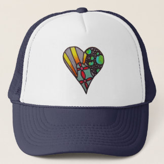 sectioned heart hat