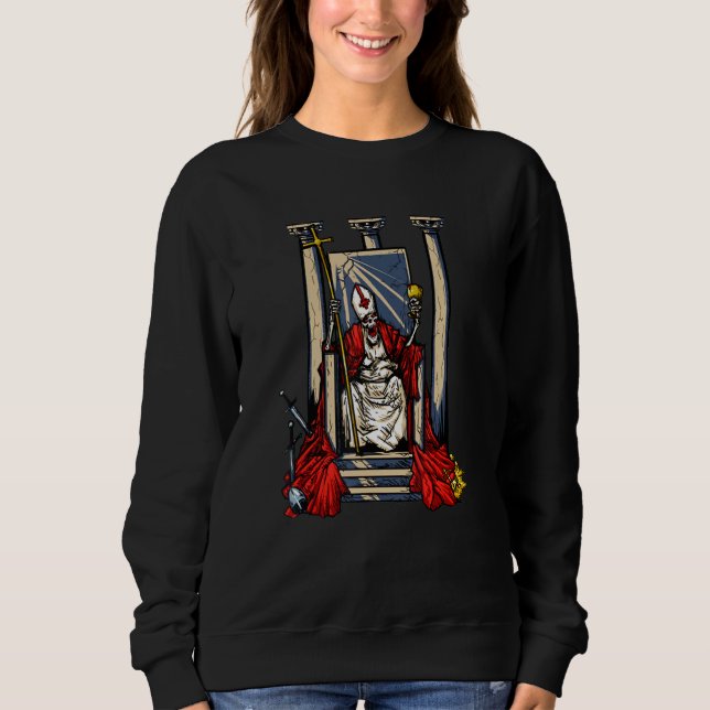 Secula Seculorum Hardcore To Hell Creepy Sweatshirt (Front)