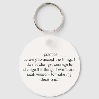 Secular Serenity Key Ring