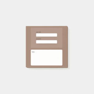 Secure and Convenient Website Password Notes