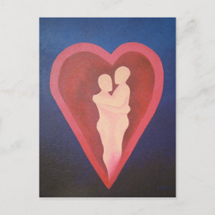 Secure in the Embrace of Real Love Postcard