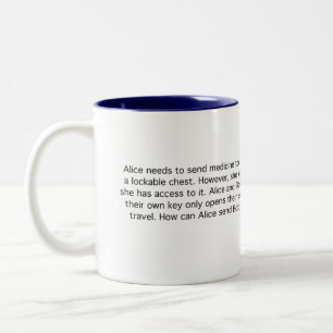 Secure Medicine Two-Tone Coffee Mug