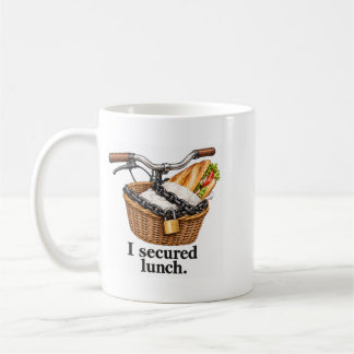 Secured Lunch Funny Cycling Sandwich Coffee Mug