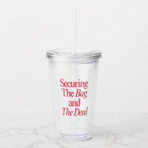Securing The Bag Tumbler